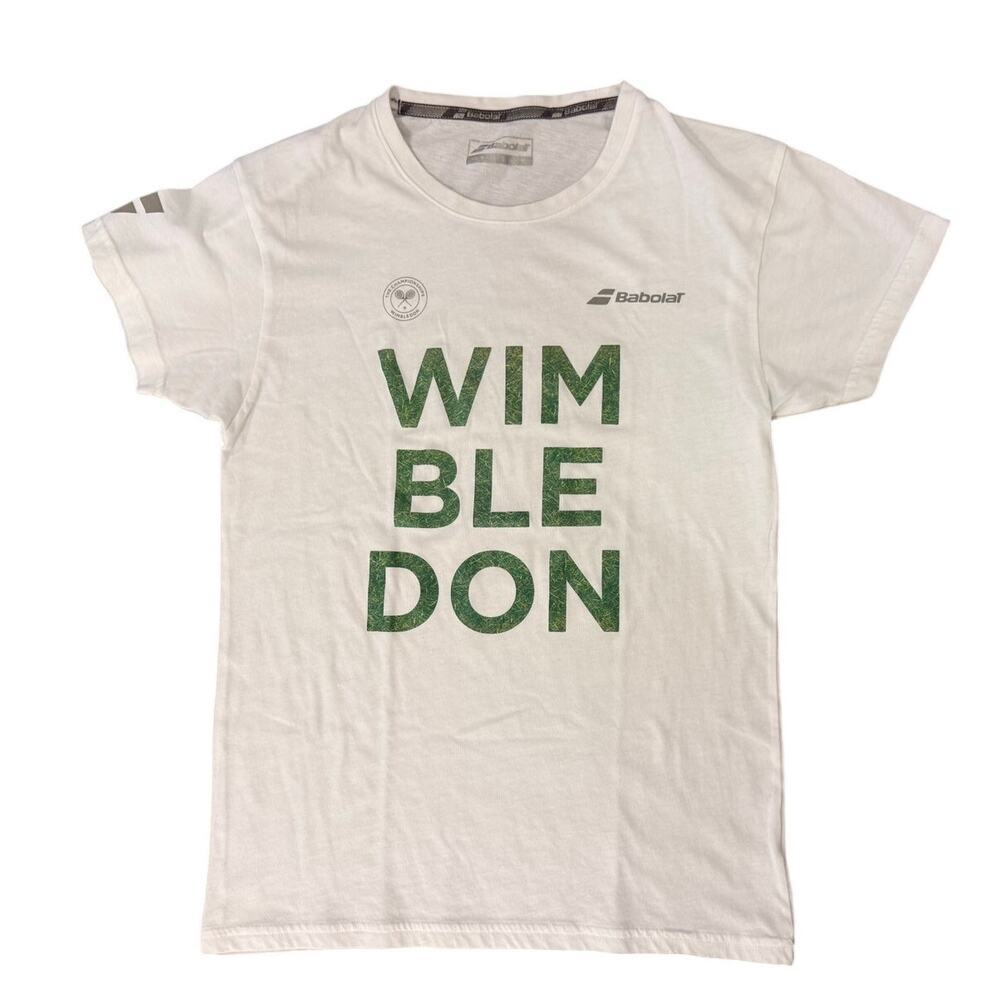 BABOLAT Wimbledon Tennis Championship Tee T-Shirt size S